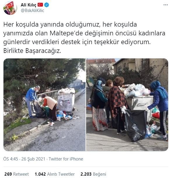 Çöp tepelerinin kapladığı Maltepe Belediyesi'ne AK Partili belediyelerden efsane cevaplar
